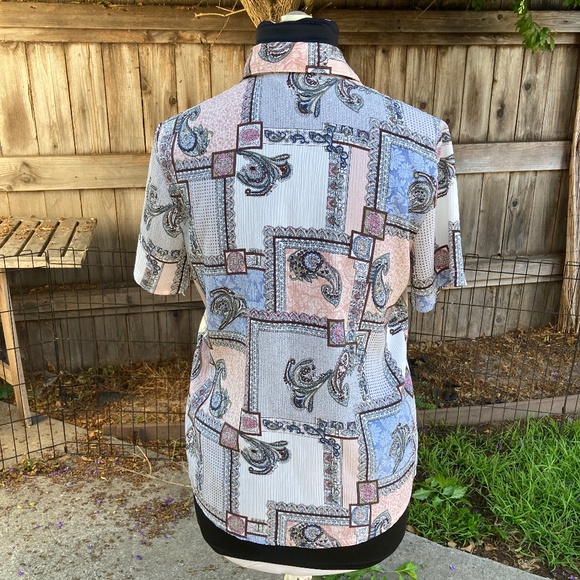 Vintage Paisely Print Shirt - Picture 5 of 6
